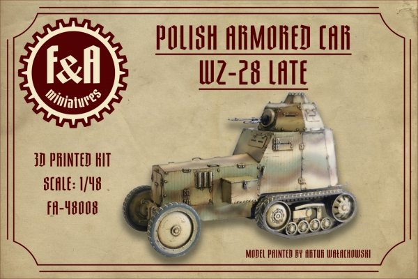 F&amp;A Miniatures FA-48008 WZ.28 1/48