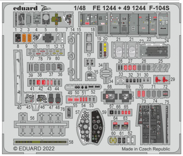 Eduard 491244 F-104S KINETIC 1/48