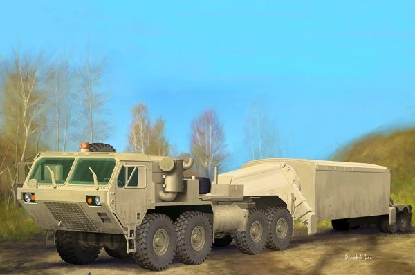 M983 Tractor &amp; AN/TPY-2 X Band Radar - Plastmodel