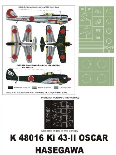 Montex K48016 Ki-43 II Oscar  1/48