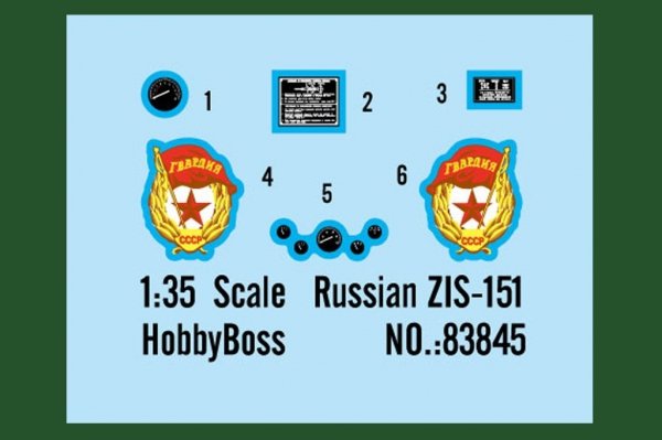 Hobby Boss 83845 Russian ZIS-151 (1:35)
