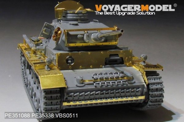 Voyager Model PE351088 WWII German Pz.KPfw.III Ausf.M basic Dragon 1/35