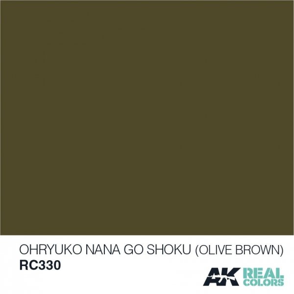 AK Interactive RC330 OHRYUKO NANA GO SHOKU (OLIVE BROWN) 10ML