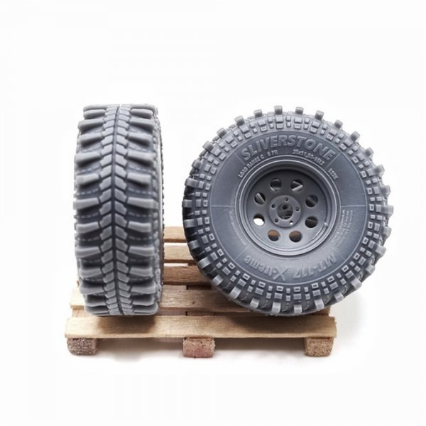 Yamamoto YMPRIM20 Extreme Off-Road Tyres And Rims 15&quot; Pro Kit 1/24