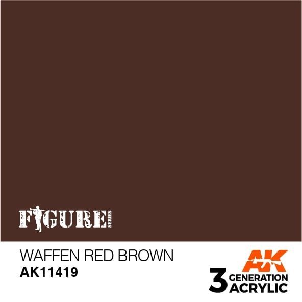 AK Interactive AK11419 Waffen Red Brown 17ml