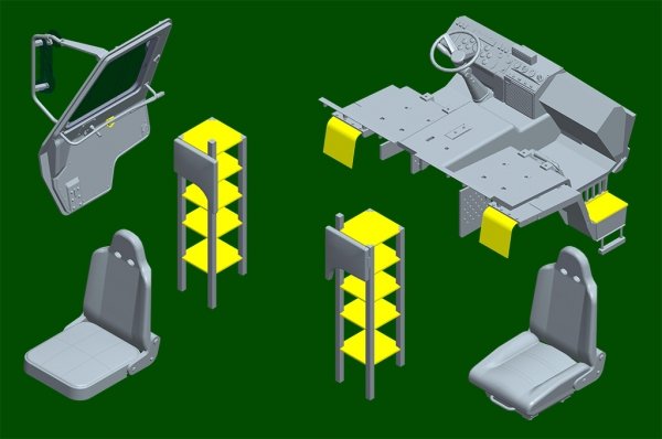 Trumpeter 01097 M1078A1P2 2.5 Ton LMTV Cargo Truck 1/35