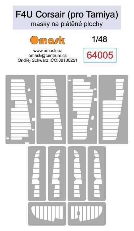 Omask 64005 F4U Corsair (for Tamiya) 1/48