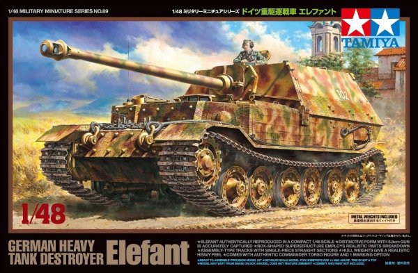 Tamiya 32589 German Heavy Tank Destroyer Elefant 1/48