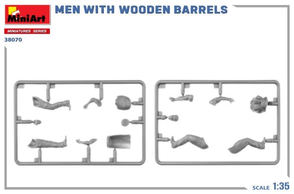 MiniArt 38070 MEN WITH WOODEN BARRELS 1/35