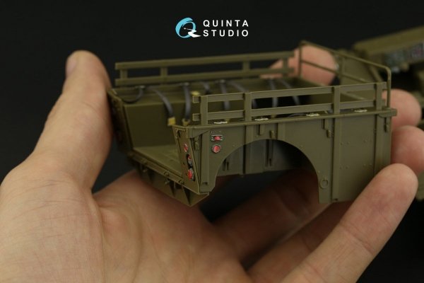 Quinta Studio QD35051 Gama Goat family 3D-Printed &amp; coloured Interior on decal paper (Tamiya) 1/35