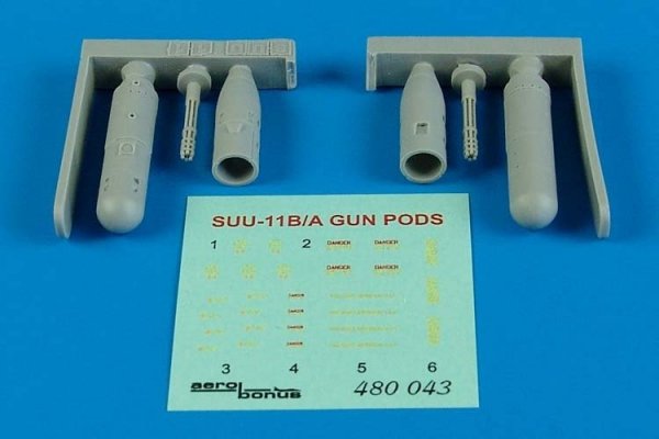Aerobonus 480043 SUU-11B/A gun container (1:48)