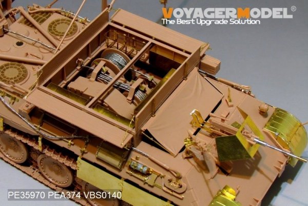 Voyager Model PE35970 WWII German Bergepanther Ausf.A (Late type,Panther G tool holders) Basic For MENG SS-015 1/35