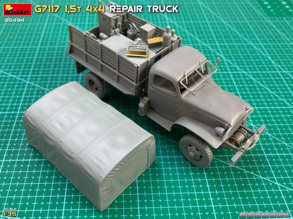 MiniArt 35494 G7117 1,5T 4x4 Repair Truck 1/35