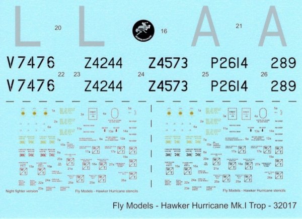 Fly 32017 Hawker Hurricane Mk.I Trop 1/32