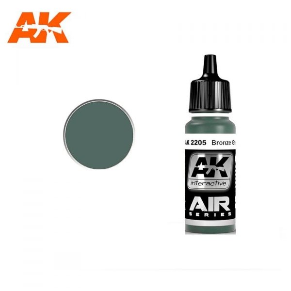 AK Interactive AK2205 BRONZE GREEN 17ml