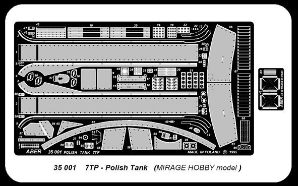 Aber 35001 Polish light tank 7TP (MIR) (1:35)
