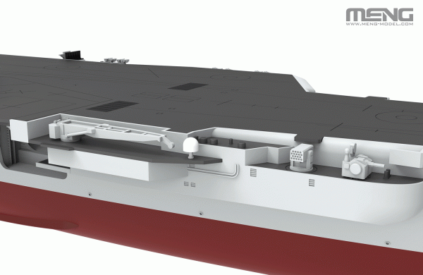 Meng Model PS-010 Aircraft Liaoning 1/700