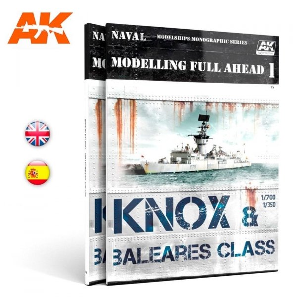 AK Interactive AK098 MODELLING FULL AHEAD 1 / KNOX &amp; BALEARES CLASS EN