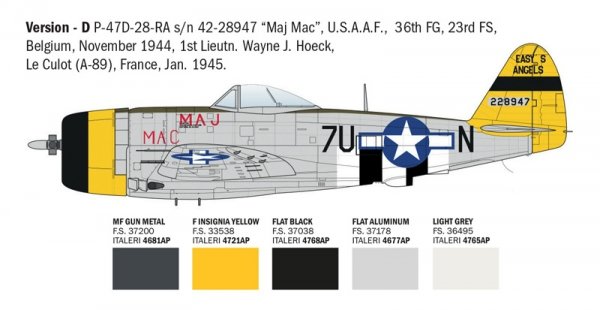 Italeri 2835 P-47D Thunderbolt 1/48