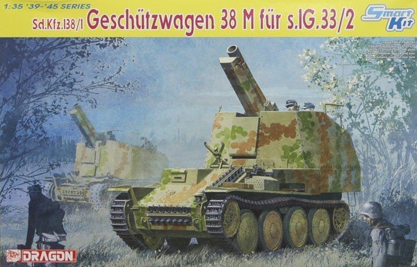 Dragon 6429 Sd.kfz 138/1 Geschutzwagen 38 M fur s.I.G. 33/2 (1:35)