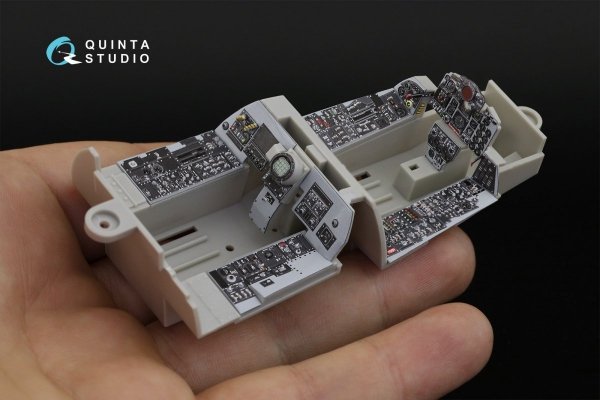 Quinta Studio QD32035 F-4C 3D-Printed &amp; coloured Interior on decal paper (for Tamiya kit) 1/32