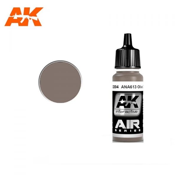 AK Interactive AK2204 ANA613 OLIVE DRAB 17ml