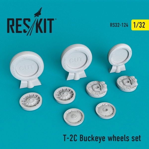 RESKIT RS32-0124 T-2C &quot;BUCKEYE&quot; WHEELS SET 1/32