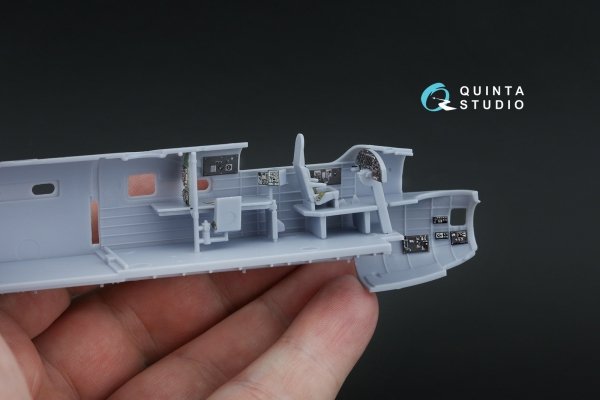 Quinta Studio QD72155 Avro Lancaster B.I/III 3D-Printed coloured Interior on decal paper (Airfix) 1/72
