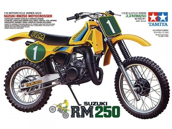 TAMIYA 14013 Suzuki RM250 Motocrosser (1:12)