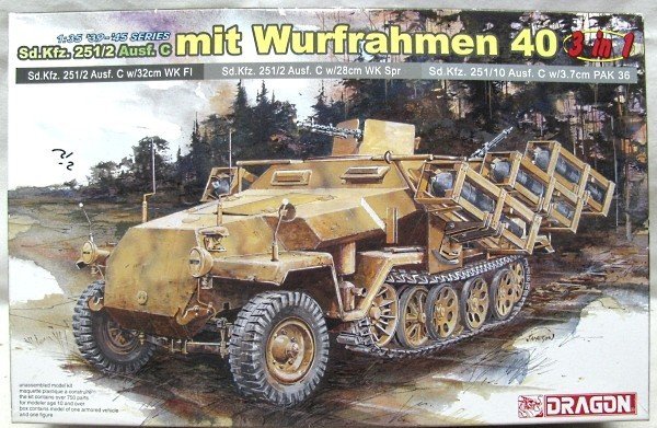 Dragon 6284 251/2 Ausf C mit Wurfrahmen 40 (1:35)
