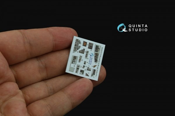Quinta Studio QD72173 Blackburn Buccanneer S.2B Late 3D-Printed &amp; coloured Interior on decal paper (Airfix) 1/72