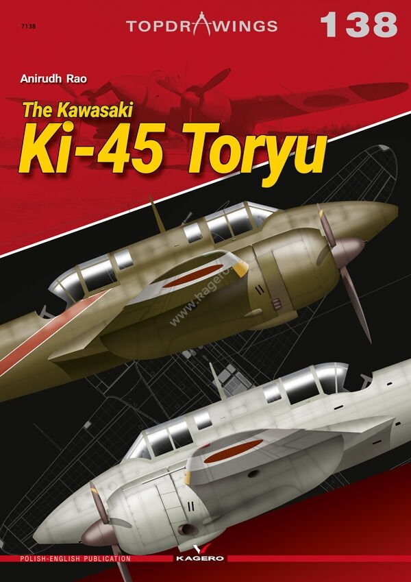 Kagero 7138 The Kawasaki Ki-45 Toryu EN/PL