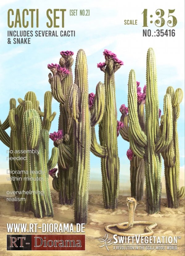 RT-Diorama 35416 Cactus Set No.2