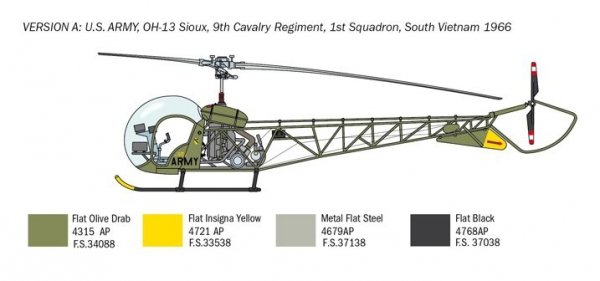 Italeri 2820 OH-13 Sioux 1/48