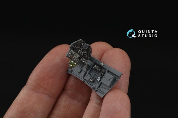 Quinta Studio QD48587 P-40E Warhawk 3D-Printed &amp; coloured Interior on decal paper (Eduard) 1/48