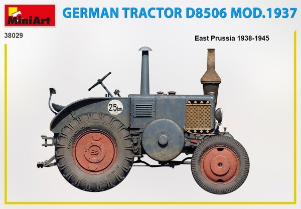 MiniArt 38029 GERMAN TRACTOR D8506 MOD. 1937 1/35