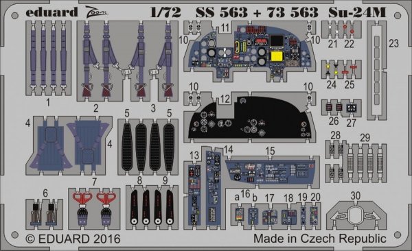 Eduard 73563 Su-24M TRUMPETER 1/72