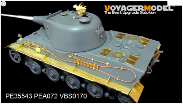 Voyager Model PE35543 WWII German Pz.Kpfw.VII lowe Super Heavy tank For Amusing hobby 35A005 1/35