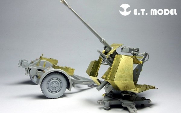 E.T. Model E35-025 WWII German 3.7cm FLAK 37 Anti-Aircraft Gun (For TRUMPETER 02310) (1:35)