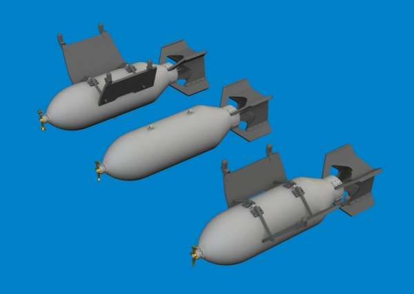 Eduard 6481079 P-40 500lb M64 US bombs EDUARD 1/48