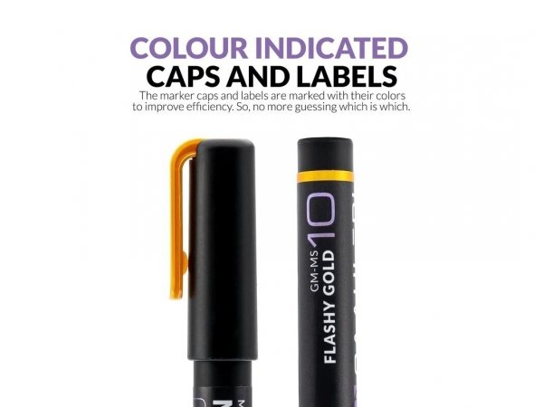 Gaahleri 45176 Metallic Series Marker Red Copper