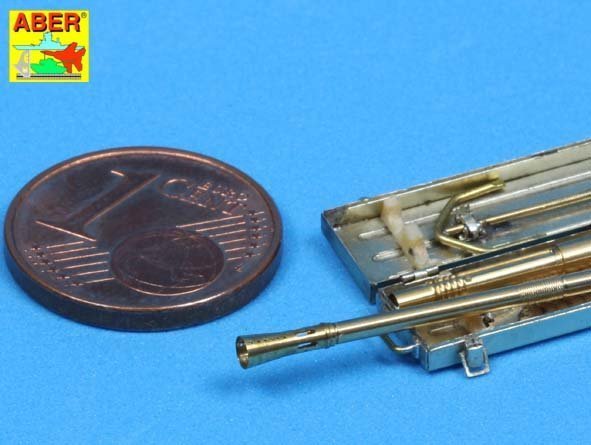 Aber 35L-089 Set of 2 German 2cm L/65 gun barrel for Flak 38 with storage box (1:35)	