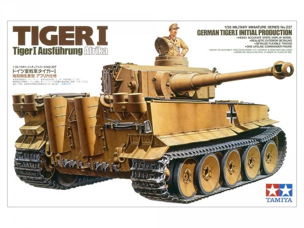 Tamiya 35227 German Tiger I Initial Production (1:35)