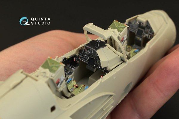 Quinta Studio QD32013 Mirage 2000N 3D-Printed &amp; coloured Interior on decal paper (for Kitty Hawk kit) 1/32