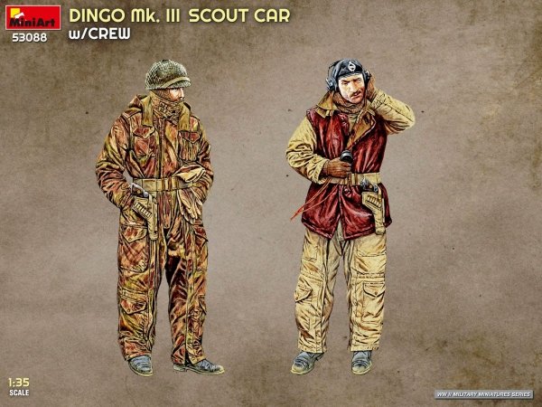 MiniArt 53088 DINGO Mk. III SCOUT CAR w/CREW 1/35