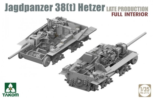 Takom 2172 Jagdpanzer 38(t) Hetzer Late Production Full Interior 1/35