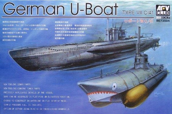 AFV Club 73504 German U-Boat Type VIIC/41