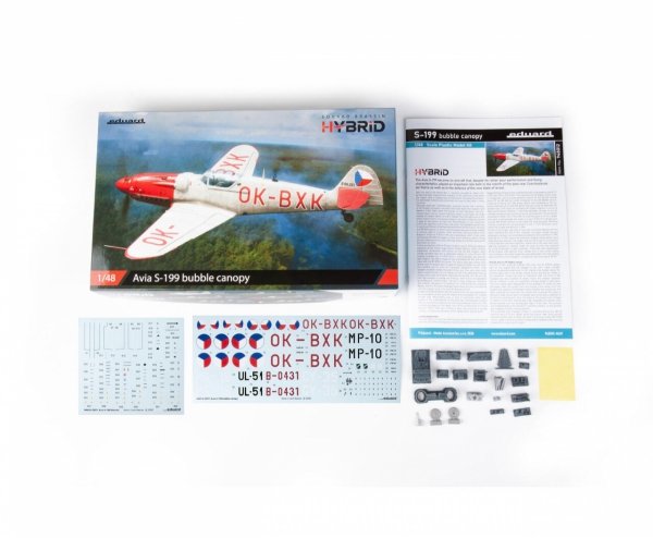 Eduard 948012 Avia S-199 bubble canopy for 948012 1/48