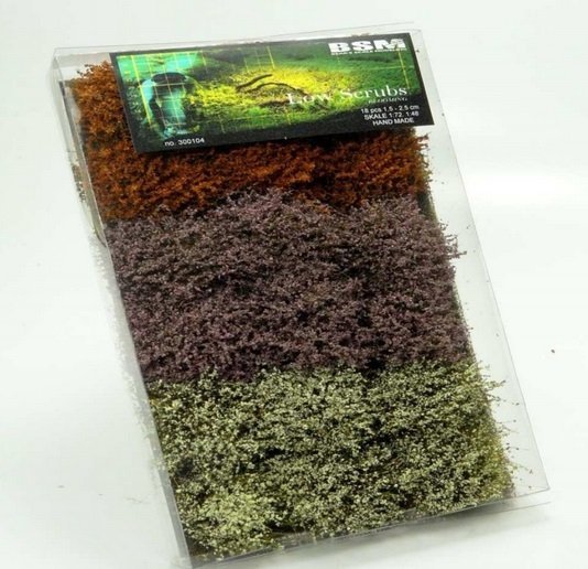 Bear`s Scale Modeling 300104 Low Scrubs Blooming (18 PCS)