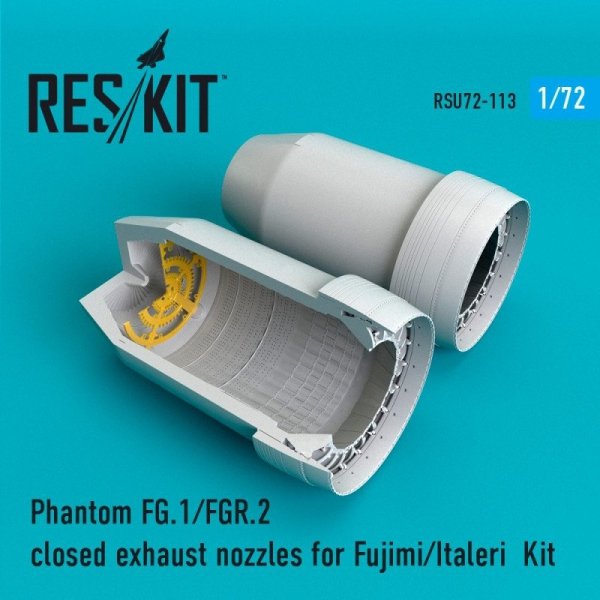 RESKIT RSU72-0113 Phantom FG.1/FGR.2 closed exhaust nozzles for Fujimi/Italeri 1/72